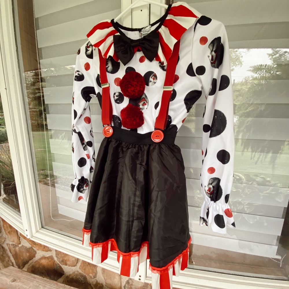 Kids Sinister Clown Costume